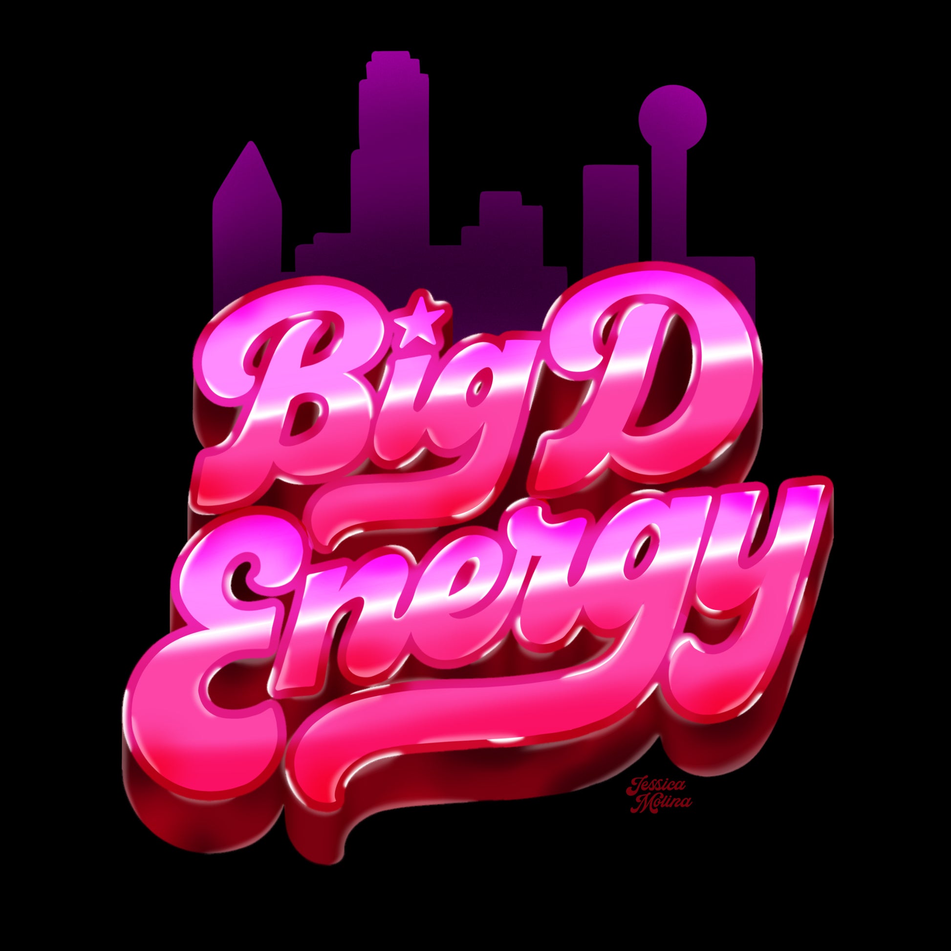 Big D Energy Sticker