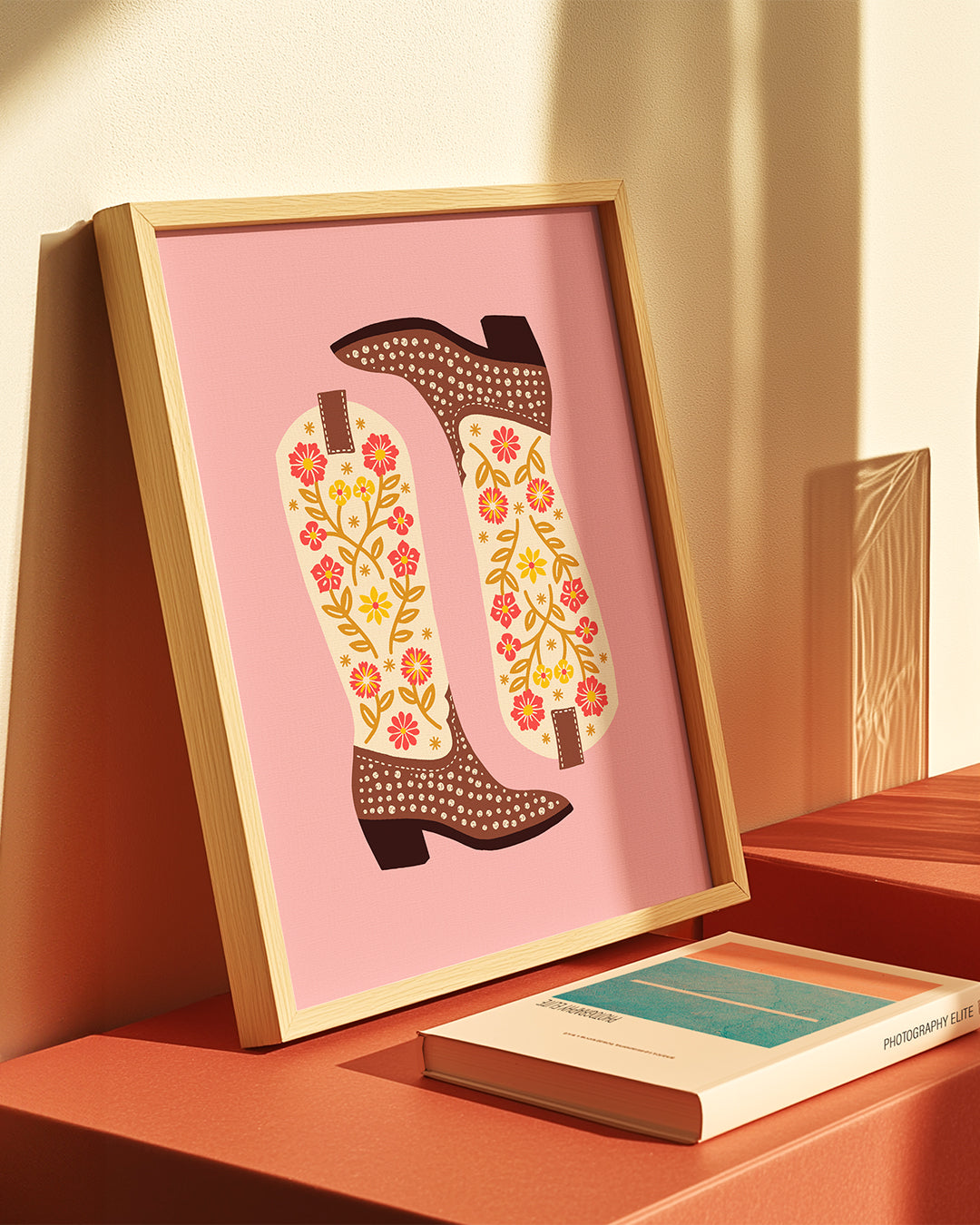 Cowgirl Boots Print