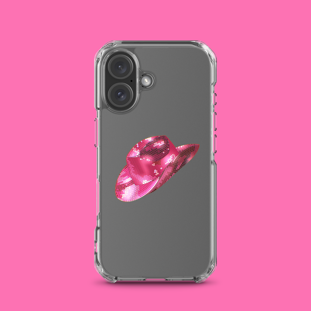Hats Off Clear iPhone Case