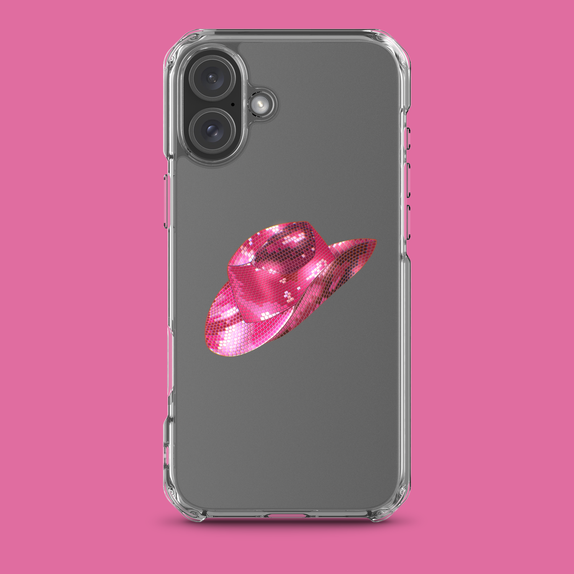 Hats Off Clear iPhone Case