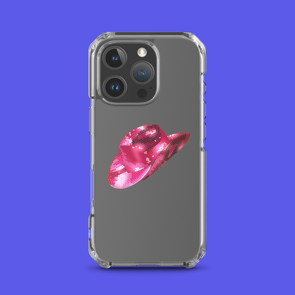 Hats Off Clear iPhone Case