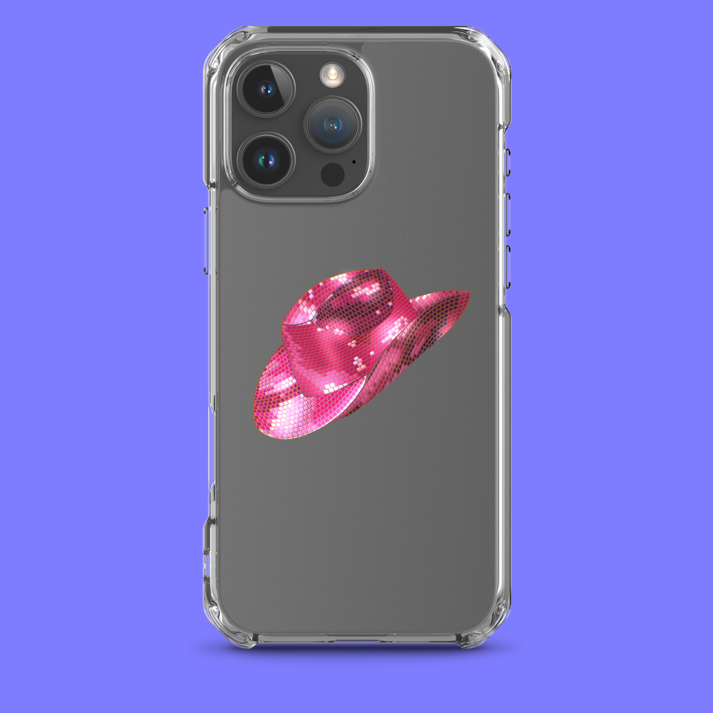 Hats Off Clear iPhone Case