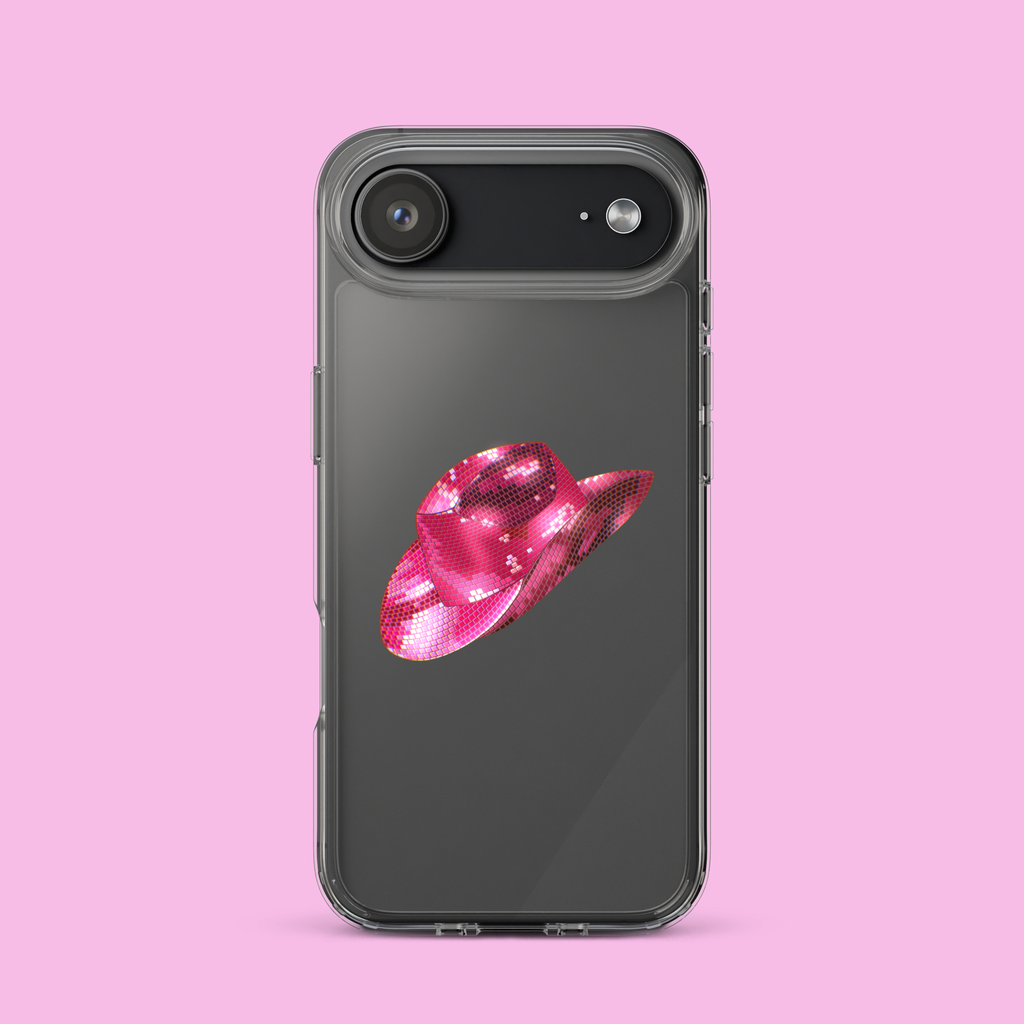 Hats Off Clear iPhone Case