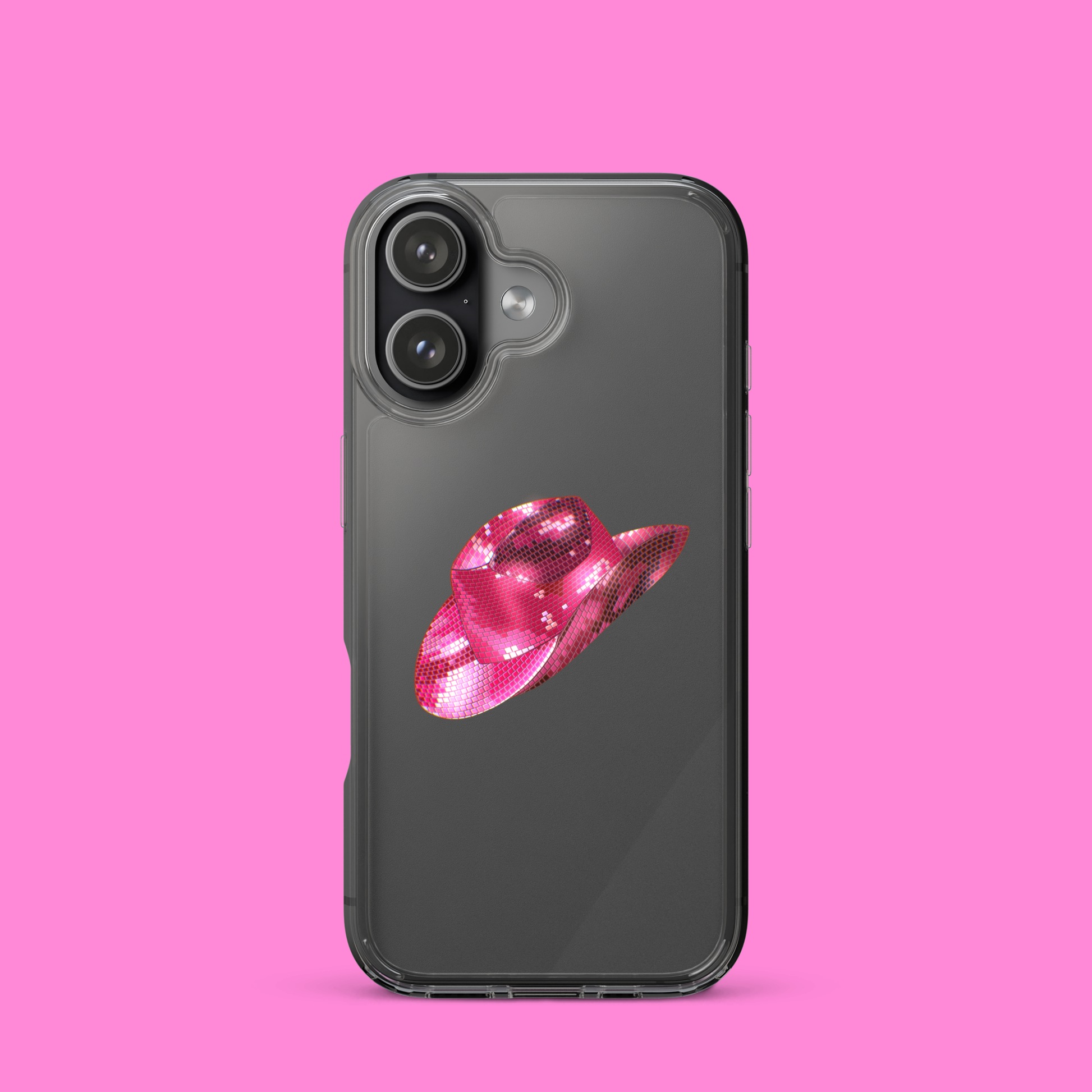 Hats Off Clear iPhone Case