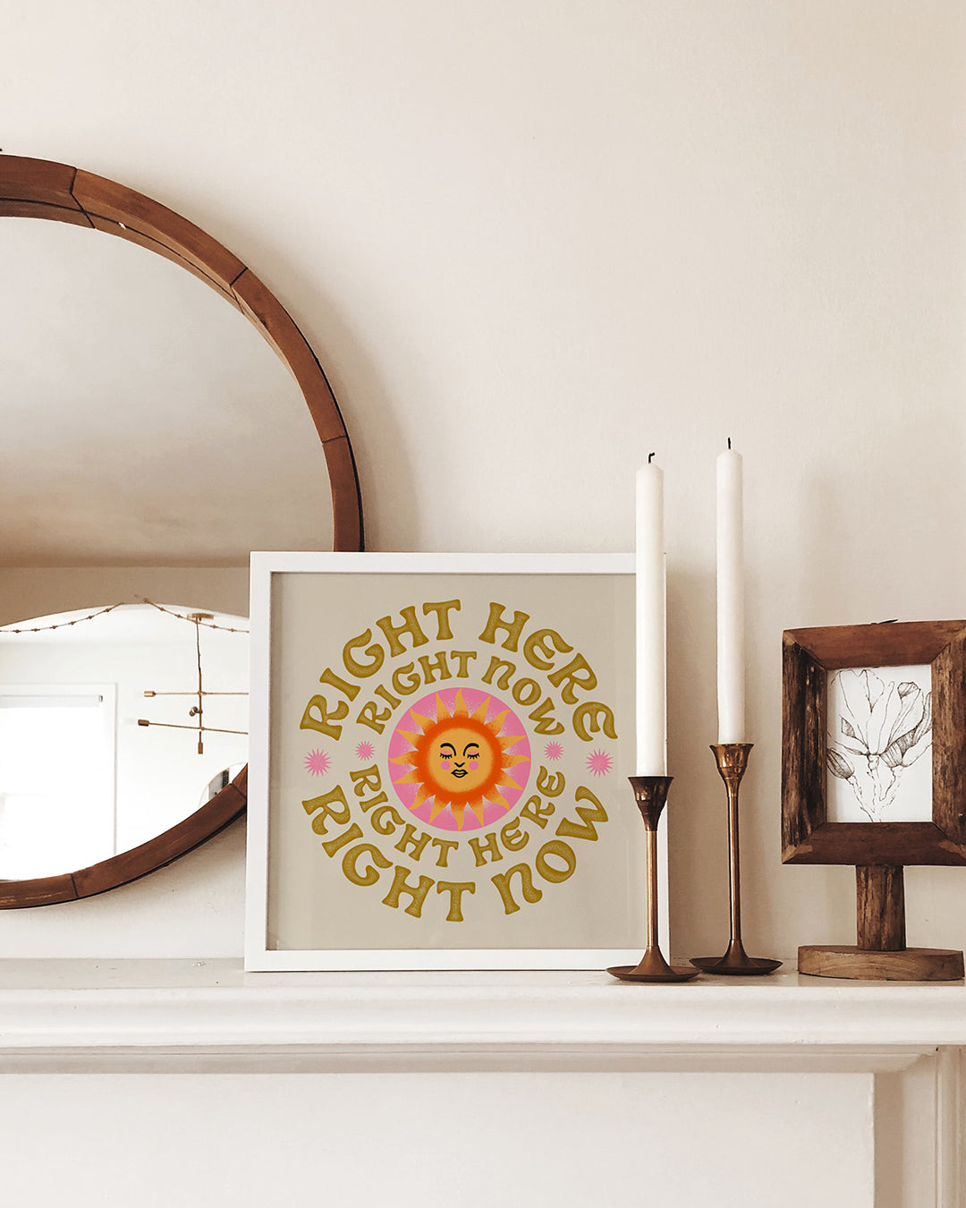 Right Here, Right Now Print