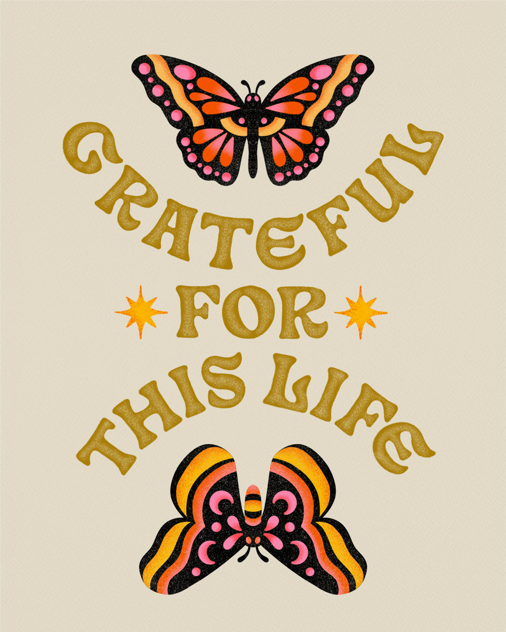Grateful for This Life Print